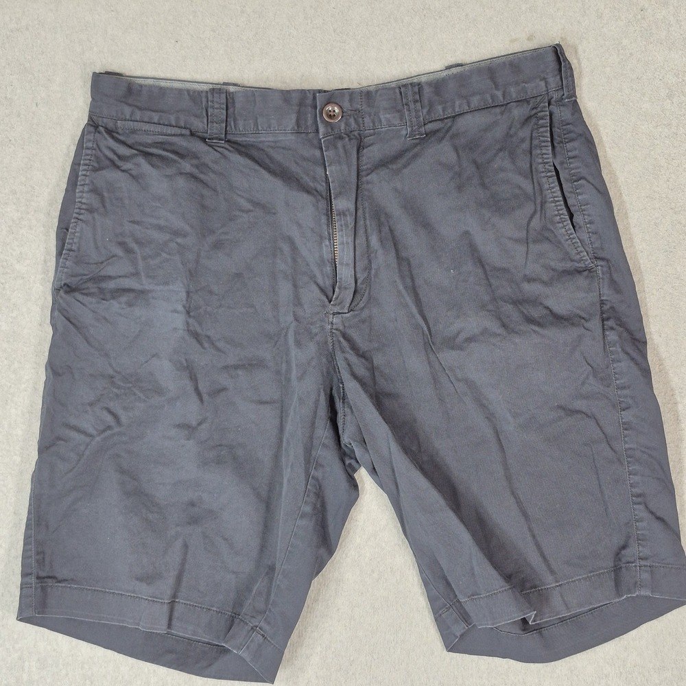 J.crew Men Shorts WAIST 33 IN Dark Gray‎ Chino Button 11.5" Inseam